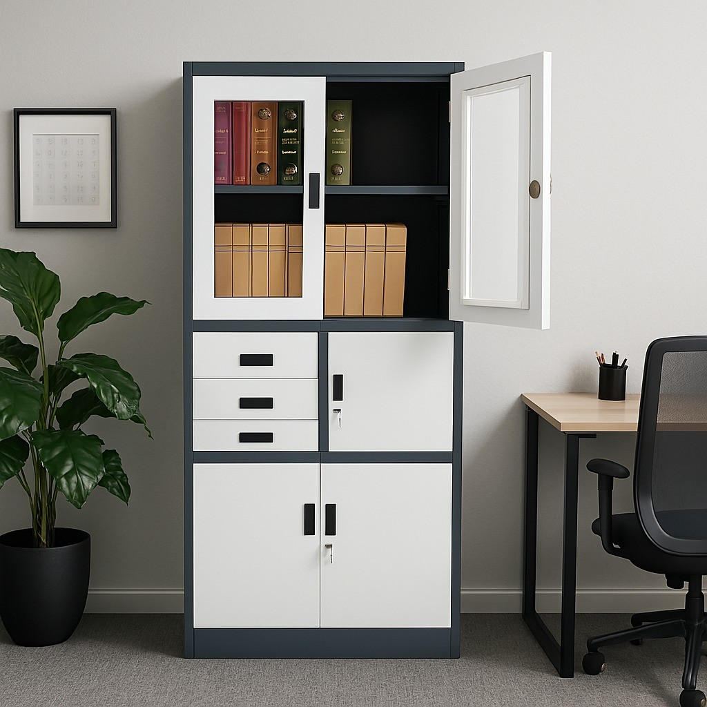 2-Door Office Cabinet with Safe - Image 12