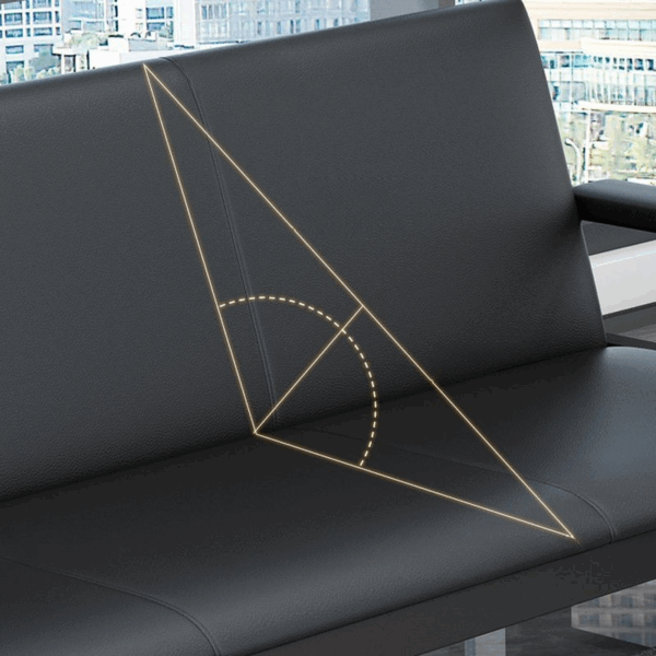 Office 5-Seater Reception Sofa - Image 10