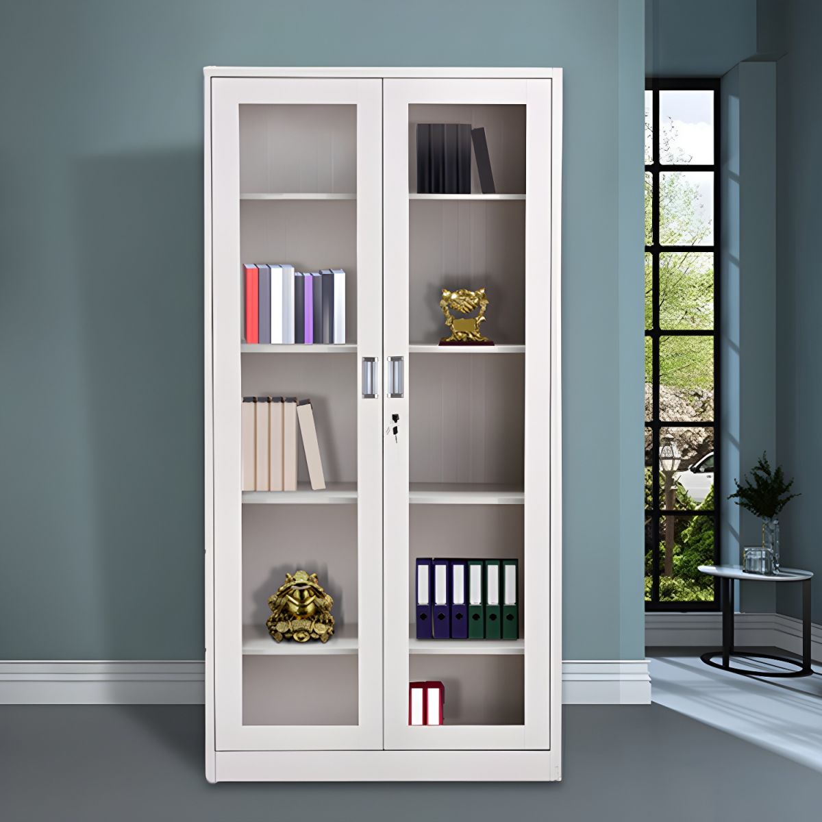 2-door glass front file cabinet, glass file cabinet, glass door storage cabinet, 2-door filing cabinet, glass-front office cabinet, office file cabinet, metal file cabinet with glass doors, steel file cabinet with glass, transparent door file cabinet, display file cabinet, office storage cabinet, paperwork storage cabinet, document storage cabinet, document display cabinet, visible storage file cabinet, glass office cupboard, glass door archive cabinet, filing cupboard with glass, office document cupboard, bookcase with glass doors, glass display cabinet, storage cabinet with glass panels, 2-door office cupboard, office shelving cabinet, secure file cabinet, lockable glass file cabinet, locking glass door cabinet, key-lock file cabinet, metal storage cabinet with glass doors, office storage solution, workplace storage cabinet, organizational office furniture, multi-shelf file cabinet, adjustable shelf cabinet, adjustable office cabinet, glass-front bookcase, office organizer cabinet, document organization cabinet, corporate storage cabinet, workplace filing system, professional storage cabinet, durable office cabinet, heavy-duty storage cabinet, steel file cupboard, office archive cabinet, archive storage furniture, filing system cabinet, paper storage cabinet, office shelves with doors, visible shelf cabinet, glass double-door cabinet, 2-panel glass file cabinet, frosted glass storage cabinet (if frosted), clear glass door cabinet, anti-rust metal cabinet, powder-coated file cabinet, corrosion-resistant file cabinet, scratch-resistant office cabinet, sturdy office cupboard, reinforced metal cabinet, modern office cabinet, contemporary file cabinet, minimalist glass-front cabinet, sleek office cupboard, stylish glass file storage, elegant office cabinet, professional archival cabinet, business file storage, workplace archive protector, premium file cabinet, high-capacity storage cabinet, vertical storage cabinet, tall glass door cabinet, vertical filing cupboard, tall office organizer, multi-level file cabinet, multi-tier storage cabinet, shelving with glass doors, office materials cabinet, supply storage cabinet, workstation storage cabinet, home office file cabinet, study storage cabinet, residential file cabinet, library storage cabinet, glass-front library cupboard, school office cabinet, classroom storage cabinet with glass, educational file cabinet, clinic storage cabinet, medical file cabinet, hospital glass storage cabinet, healthcare document cabinet, lab file cabinet with glass doors, secure document cabinet, transparent archive cabinet, inspection-friendly cabinet (visible contents), safety file cabinet, compliance storage cabinet, office compliance furniture, property storage cabinet, office tool cabinet with glass, general storage cabinet with doors, multipurpose glass cabinet, versatile office storage, universal file cabinet, book and file storage cabinet, mixed media storage cabinet, office papers cabinet, corporate filing furniture, business storage cupboard, enterprise document cabinet, office interior cabinet, office furniture storage, glass office case, display cupboard for office, office display storage, functional office cabinet, organizational furniture, tidy office cabinet, neat document storage, file management cabinet, document sorter cabinet, file organizer cupboard, legal-size file cabinet (if compatible), letter-size file cabinet, multi-size file cabinet, binder storage cabinet, binder display cupboard, folder storage cabinet, folder display cabinet, office portfolio cabinet, archive protection cabinet, classified storage cabinet (non-secure), administrative file cabinet, managerial office storage, office furniture with glass doors, cabinet for office supplies, 2-door office organizer, executive file cabinet, manager office cabinet, executive storage cupboard, conference room cabinet, meeting room file cabinet, reception office cabinet, lobby display cabinet, waiting room storage cabinet, showroom glass cabinet, sample storage cabinet, product sample cabinet, inventory display cabinet, transparent inventory cupboard, warehouse display cabinet (light-duty), inventory viewing cabinet, retail storage cabinet with glass, merchandising display cabinet (if used), aesthetic glass-front cabinet, décor-friendly office cabinet, modern storage solution, glass and metal cabinet, steel-framed glass cabinet, double glass storage unit, cabinet with visible shelves, anti-tip cabinet (if bracketed), wall-anchored storage cabinet (if allowed), safe-edge glass cabinet (if tempered), tempered glass doors, durable glass front cabinet, heavy-duty hinges cabinet, smooth door operation cabinet, ergonomic handle cabinet, metal handle glass cabinet, brushed steel handle cabinet, aluminum frame glass doors, reinforced frame cabinet, strong structure office cabinet, high-quality storage cabinet, premium craftsmanship cabinet, robust file cupboard, stable storage cabinet, load-bearing shelves cabinet, strong internal shelves, office records cabinet, records storage cupboard, recordkeeping cabinet, operations file cabinet, department storage cabinet, HR file cabinet, finance file cabinet, accounting storage cabinet, administrative storage cupboard, operations document cabinet, internal storage furniture, office audit cabinet, controlled-access file cabinet (keyed), secure office storage system, company storage cabinet, business archive cabinet, office equipment storage cabinet, printer paper cabinet (if stored), supply closet alternative, closet storage cabinet, office vertical cupboard, tall file solution, multi-purpose cabinet for offices, elegant file organizer, space-saving file cabinet, compact file cabinet, narrow glass front cabinet, wide glass file cabinet, medium-size file cabinet, file cabinet with adjustable shelves, customizable interior cabinet, modular shelving cabinet, reconfigurable storage cupboard, flexible office storage, tidy filing system, office clutter solution, organizational cupboard, document depot cabinet, glass office locker (non-locker), file cupboard with viewing panels, visible filing cabinet, quick-access file cabinet, efficiency office storage, productivity-focused cabinet, ergonomic office storage, next-to-desk cabinet, side office cabinet, corner storage cabinet, wall-adjacent cabinet, open-space office storage, professional office storage solution, business operations cabinet, functional display cabinet, office transparency cabinet (visible items), multi-shelf display cupboard, practical file cabinet, accessible storage unit, office equipment cupboard, office essentials cabinet, cabinet for business paperwork, filing cabinet alternative, archive cupboard with glass, clear view file cabinet, easy-locate document cabinet, visual inventory cabinet, item-check cabinet, supply monitoring cabinet, professional filing furniture, enterprise office storage, corporate storage cupboard, business-grade file cabinet, office-grade document cabinet, commercial-grade file cabinet, heavy-use office cupboard, long-term storage cabinet, durable glass door cupboard, superior office filing system, innovative storage cabinet, structural steel cabinet, workstation filing cabinet, executive office cupboard with glass, home study glass cabinet, home records cabinet, elegant home file storage, designer storage cabinet, contemporary glass storage unit, minimalist storage cupboard, premium look file cabinet, luxury office cabinet, upscale file storage, boardroom file cabinet, professional suite cabinet, stylish storage solution, office décor cabinet, modern styling glass cabinet, neutral design office cabinet, matte finish file cabinet, glossy cabinet finish, white glass front cabinet, black glass front cabinet, grey display cabinet, silver frame glass cabinet, wooden-look steel cabinet, oak finish steel cabinet (if façade), walnut finish office cabinet, interior décor storage furniture, architectural storage cabinet, space-effective storage furniture, workspace organizer cabinet, productivity enhancer storage, efficient filing storage, sturdy living room file cabinet (if home), den storage cabinet, study room display cabinet, reading room file cabinet, showcase file cabinet, archival supply cabinet, binder cabinet with glass, administrative cupboard, secure storage for valuables (non-safe), semi-secure storage, workplace safety storage (general), general-purpose file cabinet, multi-use file storage, office transparency storage cabinet, organizational shelf cabinet, file-and-display combo cabinet, exhibit storage cabinet, curated storage cupboard, workplace display unit, steel and glass furniture piece, hybrid storage cabinet, multifunctional office cabinet, suitable for offices, commercial storage unit, business interior storage, workplace essentials organizer, systemized file cabinet, structured storage cabinet, catalog file cabinet, inventory document cabinet, light-duty display cabinet, easy-clean office cabinet, low-maintenance glass cabinet, hygienic glass door cabinet, wipeable metal cabinet, spill-resistant cabinet, smooth coating file cabinet, impact-resistant glass panel cabinet (if tempered), shatter-resistant door cabinet, secure hinge cabinet, magnetic door close cabinet, soft-close glass door cabinet (if applicable), workplace visibility cabinet, transparent filing solution, document viewing cabinet, office supplies display cabinet, catalog storage cupboard, retail file storage cabinet, customer-facing cabinet (if used in lobbies), industrial office cabinet, office admin cabinet, clerical storage cabinet, reception area display cabinet, corporate entry cabinet, durable business cabinet, office record archive, vertical records cabinet, tall archive cupboard, office classification cabinet, departments file storage, stationer’s cabinet, stationary organization cupboard, letter + binder cabinet, multi-depth shelving cabinet, adjustable interior shelving cabinet, flexible storage configuration, space maximizer cabinet, organizational transparency cabinet, tidy professional cabinet, office workflow storage, business workflow cabinet, internal document cabinet, controlled filing cabinet, property documentation cabinet, contract storage cupboard, agreements storage cabinet, binder-friendly shelves, file-friendly cabinet, multipurpose display unit, project file cabinet, team storage cabinet, glass-front organizer, private office cabinet, employee records cabinet, HR documentation cupboard, administrative office unit, wide storage capacity cabinet, corporate furniture cabinet, durable filing storage, workplace-friendly cabinet, upscale storage cupboard, 2-door glass cupboard, metal frame glass cupboard, office document display case, glass showcase for office items, publication display cabinet, files + objects display cabinet, clean aesthetic storage unit, modern utility cabinet, office safety-friendly cabinet, strong glass file cabinet, high-visibility filing cabinet, access-friendly document storage, workstation accessory cabinet, comprehensive office storage, total office file unit, prestigious office cabinet, functional professional cabinet, versatile visible cabinet, office display furniture, premium design file cabinet, elegant office storage, high-utility glass cabinet, optimal document cabinet, top-tier office cupboard, modern file display cabinet, workroom storage cabinet, office arrangement cabinet, storage structure with glass doors, sturdy framed glass cabinet, high-capacity file cupboard, multi-compartment cabinet, full-height file cabinet, half-height (if smaller) office cabinet, large glass front cabinet, mid-size glass door cupboard, document visibility cabinet, professional-grade display cabinet, institutional storage cabinet, office filing cupboard with transparency, steel-and-glass archive system, optimal viewing cabinet, in-office display cabinet, item showcase storage, storage with monitoring visibility, general office display cabinet, equipment storage with glass doors, protective glass front cabinet, business documentation cabinet, productivity-improving storage, time-saving file cabinet, organized archive cupboard, corporate transparency furniture, high-grade office solution, dependable office cabinet, all-purpose file cupboard, cabinet with secure access, efficient document retrieval cabinet, document scanning station cabinet (if usage), workplace-ready cabinet, enterprise-ready storage unit, office room glass cabinet, professional business filing cabinet, organizational excellence cabinet, clean-line glass cupboard, stable structure file unit, robust fixture cabinet, commercial-use display cabinet