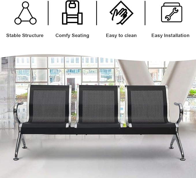 3-link steel waiting bench, steel waiting bench, 3-seater waiting bench, metal waiting bench, public seating bench, reception waiting bench, office waiting bench, airport waiting bench, hospital waiting bench, clinic seating bench, durable steel bench, steel 3-seat bench, multi-seat waiting bench, commercial waiting bench, heavy-duty waiting bench, waiting room furniture, reception area seating, lobby seating bench, queue seating bench, visitor seating bench, metal public bench, steel aisle bench, 3-seater public seating, waiting hall bench, bench with perforated steel, perforated metal bench, anti-rust steel bench, powder-coated steel bench, steel reception bench, steel seating for waiting rooms, office lobby bench, industrial seating bench, sturdy steel bench, long-lasting waiting bench, easy-clean steel bench, maintenance-free bench, public facility seating, transport hub seating, hospital furniture bench, clinic waiting seating, healthcare waiting bench, modern steel bench, commercial-grade steel bench, workstation waiting bench, high-traffic area bench, affordable waiting bench, durable public seating, steel frame bench, ergonomic waiting bench, comfortable steel bench, modular waiting bench, bench for reception, bench for lobby, educational facility bench, school hallway bench, corporate office waiting bench, government office seating, steel visitor bench, customer waiting bench, 3-linked bench seating, metal 3-link bench, multi-person waiting bench, bench with armrests, bench without armrests, optional armrest bench, bench with backrest, steel bench with back support, linked seating bench, connected seating bench, welded steel bench, sturdy welded bench, bench for public spaces, indoor waiting bench, indoor public bench, long bench for waiting rooms, line management seating, queue management seating, bench seating furniture, commercial seating solution, bench for transit stations, train station seating, bus station seating, airport terminal seating, steel waiting lounge bench, waiting area steel seats, minimalist steel bench, modern public bench, executive waiting bench, premium steel waiting bench, ergonomic public seating, anti-tamper steel bench, vandal-resistant bench, durable bench for public areas, steel seating row, triple-seat bench, metal triple-seater, steel visitor chair bench, waiting chair bench, commercial bench seat, institutional seating bench, hall seating bench, hallway waiting bench, foyer seating bench, service center seating, municipal office bench, bank lobby bench, long-lasting commercial bench, cost-effective waiting bench, compact waiting bench, efficient space seating, modern reception bench, contemporary steel bench, clean-line steel bench, bench for schools, bench for offices, bench for clinics, bench for transport areas, multi-use steel bench, versatile waiting bench, bench with robust legs, steel bench with rubber footings, slip-resistant bench, strong metal seating, sleek steel bench, heavy-weight capacity bench, bench for customer areas, public use steel bench, multipurpose waiting bench, bench with ventilation holes, breathable metal bench, workspace waiting bench, steel bench for factories, workplace lobby bench, institutional steel seating, commercial-grade metal bench, waiting bench for high-traffic use, 3-seat steel guest bench, guest seating bench, meeting area bench, steel hospitality bench, durable lobby furniture, industrial-strength waiting bench.