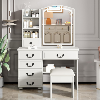 modern bedroom dressing table, bedroom dressing table, modern dressing table, bedroom vanity table, modern vanity table, bedroom makeup table, dressing table with mirror, modern dressing table with mirror, bedroom vanity with mirror, modern makeup vanity, wooden dressing table, contemporary dressing table, luxury dressing table, stylish bedroom vanity, dressing table with drawers, modern vanity with drawers, bedroom furniture dressing table, bedroom beauty table, makeup station bedroom, vanity station bedroom, modern cosmetic table, elegant dressing table, minimalist bedroom dressing table, modern minimalist vanity, sleek dressing table, compact dressing table, space-saving dressing table, bedroom organizer table, makeup organizer table, glam dressing table, premium bedroom vanity, high-end dressing table, modern wood dressing table, MDF dressing table, engineered wood dressing table, solid wood vanity table, marble top dressing table (general), glass top dressing table, dressing table with LED mirror, LED vanity table, modern LED dressing mirror table, vanity mirror table, dressing table with stool, vanity set with stool, bedroom vanity set, modern dressing set, modern grooming table, bedroom grooming station, cosmetic storage table, modern storage vanity, multi-drawer dressing table, dressing table with ample storage, bedroom makeup organizer table, contemporary bedroom vanity, Scandinavian dressing table, Nordic modern vanity, industrial dressing table, rustic modern dressing table, vintage modern vanity, transitional dressing table, modern chic dressing table, elegant vanity table, refined bedroom dressing table, luxury bedroom vanity, designer dressing table, boutique dressing table, hotel-style vanity, home dressing table, home makeup vanity, modern home beauty table, beauty station with mirror, girl's dressing table, women's makeup table, teen bedroom dressing table, modern compact vanity, dressing table with shelving, vanity with side shelves, modern corner dressing table, corner makeup vanity, mirrored surface dressing table, reflective vanity table, black dressing table, white dressing table, walnut dressing table, maple dressing table, oak finish dressing table, mahogany finish vanity (general), espresso dressing table, light wood dressing table, dark wood dressing table, gold accent dressing table, metal frame dressing table, iron-leg vanity, steel frame dressing table, modern dressing table design, dressing table with cushioned stool, upholstered stool vanity, ergonomic dressing table, functional vanity table, dressing desk for bedroom, multi-purpose dressing table, multifunctional beauty desk, large dressing table, medium dressing table, small bedroom vanity, portable dressing table, freestanding dressing table, dressing table with side cabinet, dressing table with hidden storage, lockable drawer dressing table, smooth glide drawer vanity, soft-close drawer table, durable bedroom vanity, long-lasting dressing table, premium craftsmanship vanity, handcrafted wood vanity, polished wood dressing table, lacquered dressing table, anti-scratch finish vanity, modern dressing table with compartments, beauty desk with storage, bedroom furnishing vanity, chic bedroom table, glamour vanity station, Hollywood mirror dressing table, lighted dressing table, trifold mirror dressing table, round mirror vanity, oval mirror dressing table, rectangular mirror vanity, frameless mirror dressing table, gold frame mirror vanity, adjustable mirror dressing table, modern illuminated vanity, LED light dressing table, dressing table for modern bedrooms, makeup table modern style, beauty desk minimalist, sleek vanity design, bedroom lifestyle furniture, modern interior dressing table, contemporary home vanity, home decor dressing table, room styling dressing table, aesthetic vanity table, Instagram-worthy vanity, influencer vanity table, bedroom glam station, dressing table for apartments, condo bedroom dressing table, villa bedroom vanity, premium bedroom furniture, designer bedroom vanity, trending dressing table, best-selling dressing table style, modern dressing furniture, elegant home furniture vanity, interior design dressing table, home styling makeup table, bedroom makeover vanity, modern decor beauty table, room makeover dressing table, dressing table with metallic accents, brass handle vanity, silver handle dressing table, chrome hardware vanity, minimalist drawer handles dressing table, modern bedroom essentials, bedroom storage solutions, vanity with smart storage, dressing table with built-in organizers, modular dressing table, customizable vanity table, dressing table with sliding mirror, sliding mirror vanity, flip-top dressing table, concealed mirror vanity, hidden mirror dressing table, multipanel vanity mirror table, dressing table with jewelry storage, jewelry drawer vanity, jewelry compartment table, cosmetics drawer vanity, perfume display table, skincare storage vanity, beauty essentials organizer, make-up lover vanity table, professional makeup vanity, makeup artist dressing table (home), glam beauty desk, beauty influencer vanity, dressing table for grooming, daily routine vanity, self-care station table, luxury bedroom decor vanity, art deco dressing table, bohemian dressing table, minimalist chic dressing table, mid-century modern vanity, contemporary luxury vanity, boutique bedroom vanity, hotel-inspired dressing table, furnishing accessories dressing table, wooden vanity furniture, carpentry finish dressing table, crafted makeup table, durable wood vanity, fashion vanity table, beauty corner dressing table, bedroom corner vanity, dressing table space organizer, modern metallic dressing table, black metal vanity, iron corner dressing table, vanity table with LED lights, soft glow mirror table, vanity with bright LED, bright mirror makeup vanity, soft white LED dressing table, USB charging dressing table, smart vanity table, touch sensor mirror dressing table, touch LED mirror vanity, dressing table with sockets, power integrated vanity table, wireless charging vanity (general), vanity with Bluetooth mirror (general), modern functional vanity table, clean-line dressing table, geometric design vanity, airy modern dressing table, light-themed vanity, dark-themed vanity, two-tone dressing table, marble-finish vanity, stone top dressing table, quartz-top vanity (general), acrylic dressing table, modern acrylic vanity, transparent dressing table, vanity with chrome legs, brushed gold legs vanity, industrial wooden vanity, urban modern dressing table, refined dressing table aesthetic, trendy modern makeup desk, professional quality vanity, durable modern dressing table, stain-resistant finish vanity, easy-clean dressing table, scratch-resistant vanity table, smooth surface dressing table, waterproof finish vanity, heat-resistant dressing table, well-built makeup table, secure structure dressing table, sturdy vanity table, safe edges dressing table, child-friendly vanity table, modern family dressing table, dressing table for girls, dressing table for women, dressing table for teens, student's bedroom vanity, guest bedroom dressing table, master bedroom vanity, luxurious bedroom makeup table, decorative vanity table, beauty room furniture, room enhancement furniture, chic beauty corner setup, stylish vanity mirror table, modern dresser with mirror, bedroom dresser vanity, dressing table dresser combo, multifunctional dresser table, makeup dresser table, makeup table with seating, vanity stool included, cushioned vanity seat, bedroom seat and table set, decorating bedroom vanity, interior-friendly vanity table, elegant silhouette dressing table, modern feminine dressing table, men's grooming vanity table, unisex dressing table, high-style vanity furniture, top trending vanity, home essentials dressing table, lifestyle furniture vanity, curated bedroom vanity, upscale vanity furniture, affordable modern vanity, value dressing table modern, premium yet affordable vanity, luxury yet functional vanity, statement furniture dressing table, personality-styled vanity, fashionable vanity furniture, modern compact makeup station, modern bedroom accent furniture, modern makeup dresser, organized vanity space, beauty storage table, dressing table with compartments, tiered storage vanity, shelving vanity system, modern console vanity, floating dressing table, wall-mounted vanity, wall-hung dressing table, freestanding vanity unit, luxury dressing console, bedroom console table, refined modern bedroom furniture, curated home vanity design, ultimate beauty setup table, modern decor upgrade vanity, streamlined modern vanity, chic minimalist beauty desk, natural wood look vanity, textured wood vanity, veneer finish dressing table, eco-friendly dressing table, sustainable wood vanity (general), FSC certified vanity (general), elegant varnished dressing table, polished finish vanity, premium quality dressing table, boutique luxury makeup station, deluxe dressing table, high-style grooming furniture, ceramic top vanity (general), metal-trim dressing table, unique design vanity, designer style dressing table, artistic dressing table, contemporary feminine vanity, ultra-modern vanity table, bestselling bedroom vanity, five-star vanity table, high-rated dressing table, robust vanity build, modular vanity furniture, easy assembly dressing table, DIY-friendly vanity, flat-pack dressing table, shipped-ready vanity, home furniture makeup desk, modern bedroom enhancement, room style improvement vanity, beauty area desk, daily grooming desk, makeup corner furniture, coordinated bedroom furniture, matching bedroom vanity, modern vanity suite, home interior vanity, bedroom prep station, deluxe makeup space, glowing mirror makeup desk, vanity lighting table, LED border mirror vanity, halo light dressing table, stylish LED vanity, contemporary makeup workstation, beauty care station, grooming essentials table, makeup corner desk, modern compact grooming desk, ultra-sleek vanity table, refined beauty workspace, modern lifestyle dressing table, bedroom beauty hub, modern furniture dressing table, modern beauty desk furniture, all-in-one bedroom vanity, complete dressing set, high-function dressing table, makeup-focused vanity, practicality dressing table, design-focused vanity, fashionable grooming station, modern bedroom charm furniture, aesthetic beauty desk, aesthetic bedroom vanity, glamorous beauty furniture, stylish storage vanity, smooth finish dressing table, soft-edge dressing table, modern feminine furniture, contemporary dresser vanity combo, light modern furniture, classic-modern dressing table, timeless design vanity, fashion-forward dressing table, deluxe storage dressing table, elegant wood vanity, luxury makeup desk modern, dressing table organizer modern, vanity with modern touches, modern beauty bench table, stool and desk set vanity, dressing table trimmed design, vanity with accents, bedroom décor vanity, modern lifestyle furniture piece, modern bedroom utility table, face care vanity setup, home grooming vanity, elegant mirror desk, contemporary bedroom accessory, beauty furniture modern, bedroom functional vanity, bedroom must-have furniture, room essential vanity.