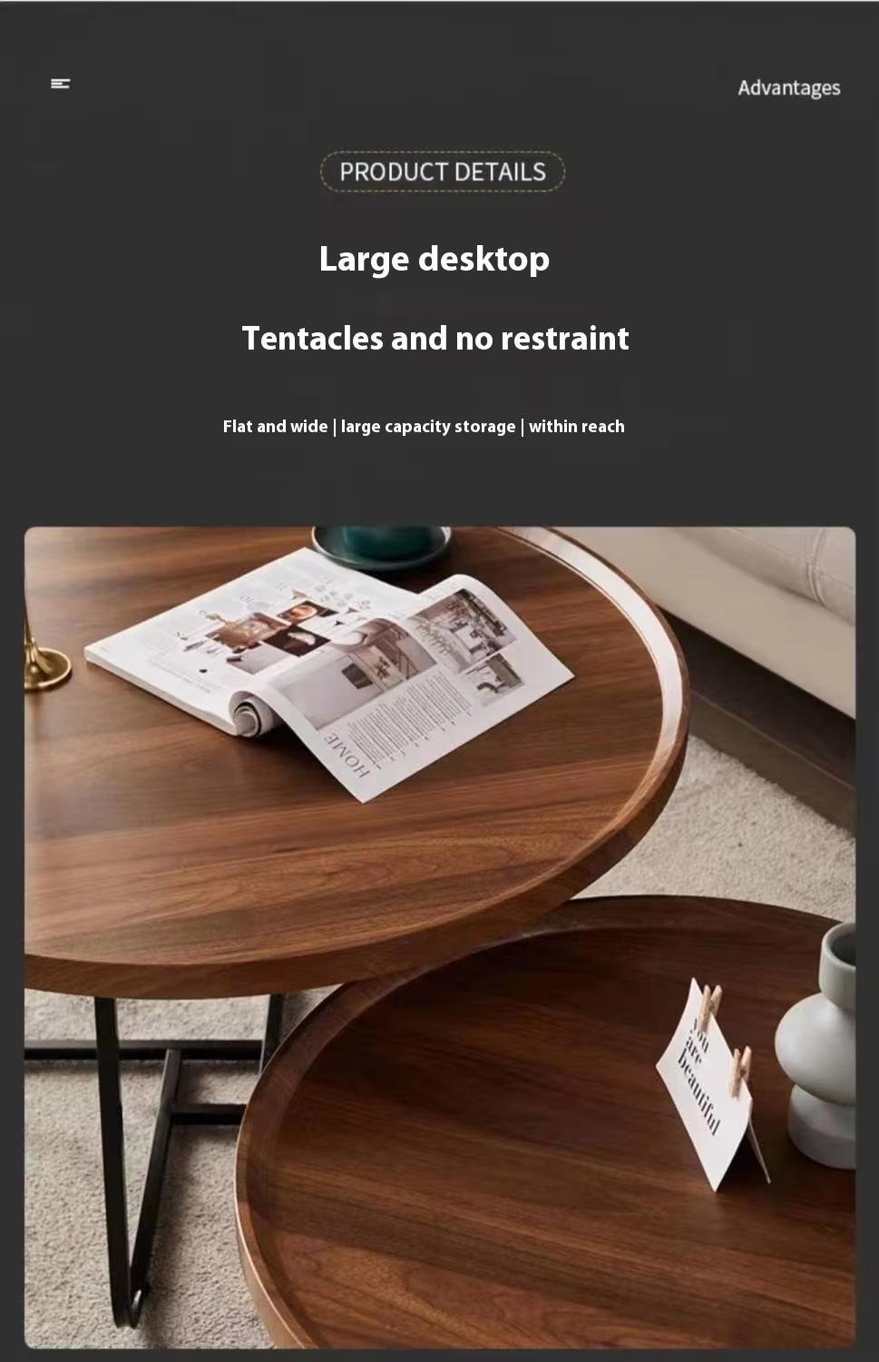 modern design round coffee table, round coffee table, modern coffee table, contemporary round table, living room coffee table, stylish round coffee table, minimalist coffee table, modern furniture coffee table, contemporary furniture table, circular coffee table, designer coffee table, home decor coffee table, coffee table interior design, lounge room coffee table, modern living room table, accent round coffee table, modern centerpiece table, round wood coffee table, glass top round coffee table, metal base coffee table, mixed material coffee table, modern aesthetic coffee table, sleek round coffee table, elegant coffee table, neutral color round table, black round coffee table, white round coffee table, grey round coffee table, wood finish round coffee table, walnut finish coffee table, oak finish coffee table, contemporary home coffee table, modern décor furniture, round coffee table small space, round coffee table large room, space-saving round table, functional coffee table, home living room furniture, office reception coffee table, hotel lobby coffee table, modern café coffee table, modern bistro coffee table, family room coffee table, modern home accent table, contemporary living space table, round coffee table with shelf (if applicable), round table with storage (if applicable), coffee table durable build, robust coffee table, smooth tabletop coffee table, scratch-resistant coffee table, easy-clean coffee table, everyday use coffee table, long-lasting coffee table, multipurpose round table, versatile coffee table, minimalist design table, neutral tone furniture, mid-century modern coffee table (if applicable), Scandinavian round coffee table, modern chic coffee table, contemporary home essential, coffee table décor piece, functional living room table, centerpiece furniture, modern design tag, coffee table furniture tag, round table product tags, SEO optimized coffee table product, coffee table ecommerce listing, coffee table online shopping, coffee table website listing, coffee table catalog item, trending coffee table product, best-selling round coffee table, popular modern coffee table, recommended coffee table, value coffee table, quality coffee table, affordable round coffee table, premium round coffee table, modern home furnishing, coffee table style furniture, living room centerpiece, decorative round table, coffee table décor match, modern coffee table interior accent, coffee table versatile design, coffee table universal fit, contemporary aesthetic table, modern interior furniture, coffee table functional design, round coffee table chic, round coffee table elegant lines, smooth edge round table, tabletop surface round table, modern design furniture tag, round coffee table interior harmony, coffee table home setting, coffee table social hub, round coffee table seating area solution, living space optimization table, modern décor essential, coffee table lifestyle furniture, coffee table user-friendly design, coffee table robust structure, round coffee table quality assurance, coffee table product keywords, furniture SEO tags, contemporary round table listing, modern coffee table catalog tags.