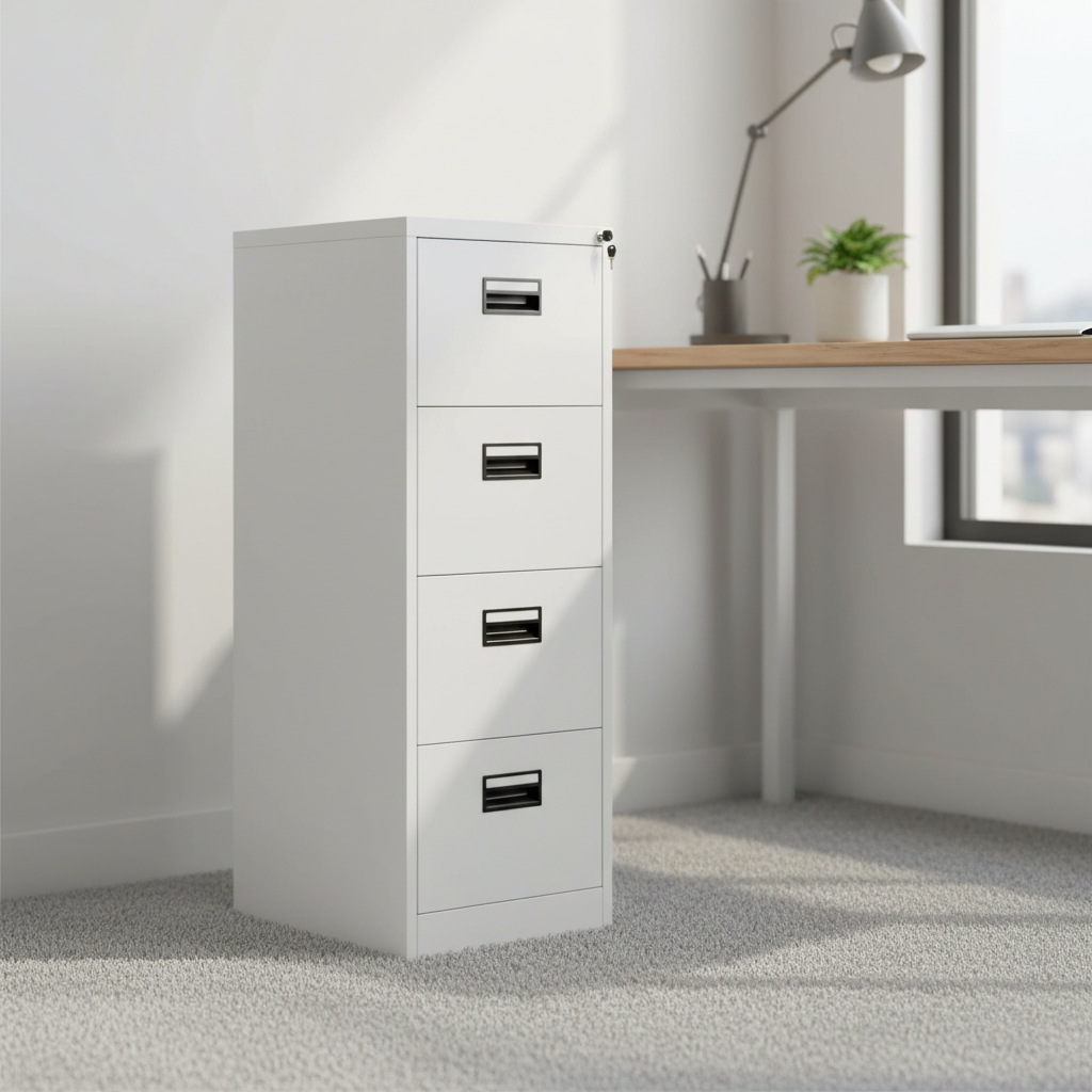 4 Drawer Document Filing Cabinet - Image 4