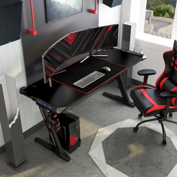 Big Table Desktop Computer Office Ergonomic Computer Table - Gucca Furniture -Furniture Shop in Kenya