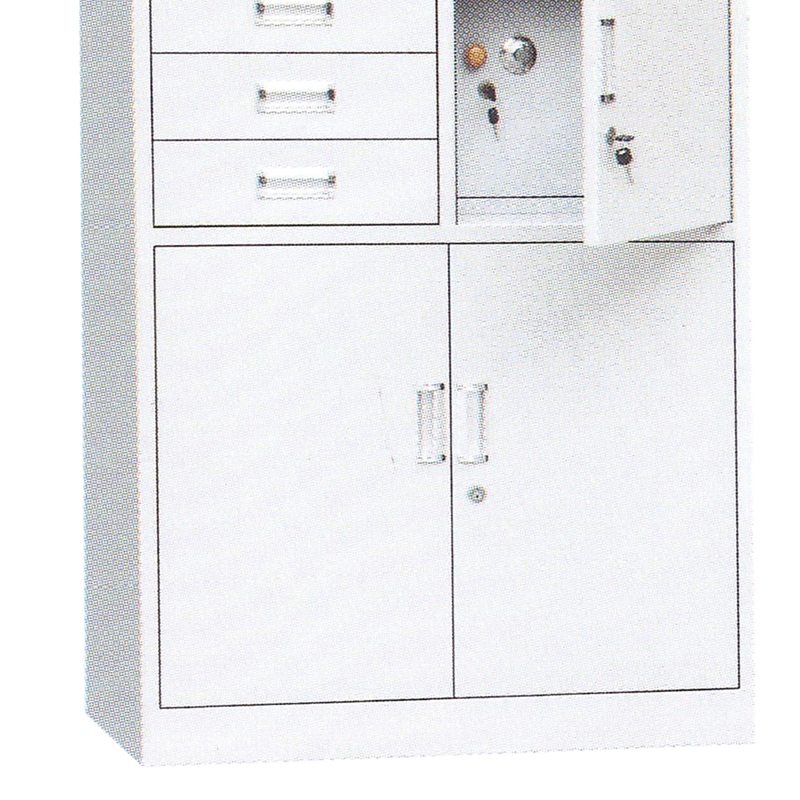 Steel Document Office Cabinet with Safe - Image 5