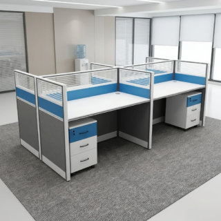4-Way Modular Office Workstation