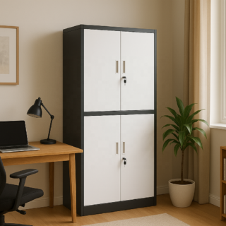 4-Door Metallic Storage Cabinet