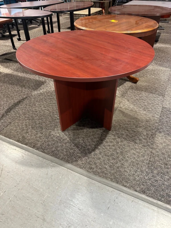 120cm Round Office Meeting Table - Gucca Furniture -Furniture Shop in Kenya