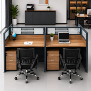 4-way office workstation, 4-person desk cluster, back-to-back office workstation, quad desk setup, modern call center pod, 4-seater cubicle desk, corporate workspace benching, modular team desk, collaborative office workstation, open-plan layout desks, space-saving 4-way desk, privacy panel desk group, corporate pod seating, inline 4-person workstation, cross-shaped desk cluster, acoustic screen team desks, tech-integrated office bench, b2b commercial furniture, office fit-out benching system, commercial grade modular desk, BIFMA certified team workstation, heavy-duty corporate desk group, scratch-resistant cluster table, waterproof desktop workstation, integrated wire management bench, built-in cable tray desk, dual monitor 4-way setup, multi-monitor team desk, central power hub workstation, under-desk cord organizer, desk with soundproof dividers, fabric partition team bench, frosted glass separator desk, locking drawer 4-way desk, mobile pedestal office cluster, storage-integrated quad desk, compact 4-person workstation, micro-office team desk, co-working space cluster, startup office shared bench, tech company pod seating, data entry team desk, telemarketing 4-way workstation, financial analyst pod, customer service desk cluster, creative agency shared desk, architecture firm team table, institutional 4-way desk, university computer lab station, library study quad desk, wholesale corporate furniture, bulk office desk orders, affordable luxury workstation, premium office centerpiece desk, flagship workplace furniture, contemporary benching system, minimalist 4-person desk, sleek corporate team table, heavy load capacity workstation, durable steel frame cluster