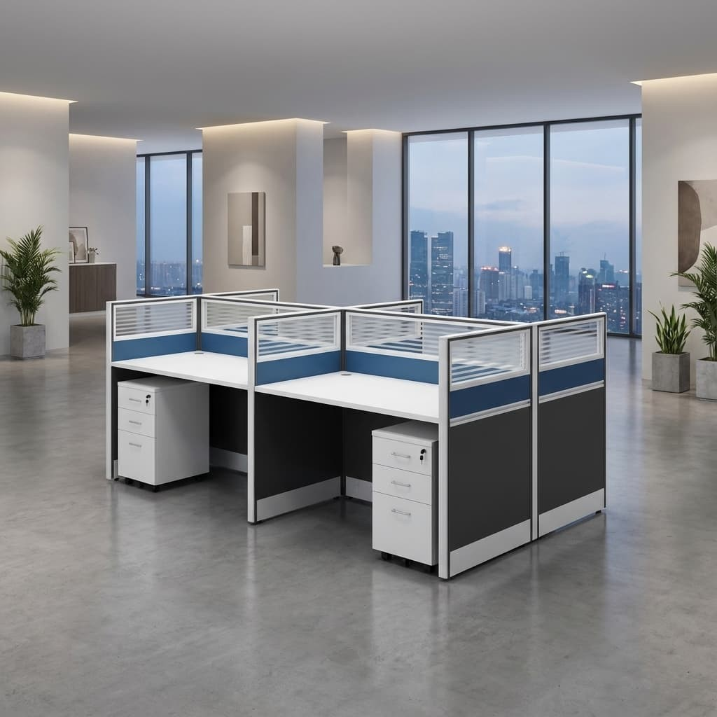 4-way office workstation, four way office workstation, 4 person workstation, 4 seater office workstation, office workstation, modular office workstation, collaborative workstation, multi user workstation, shared office desk, cluster workstation desk, team workstation, office benching system, bench office workstation, open plan workstation, office furniture workstation, modern office workstation, contemporary office workstation, ergonomic office workstation, professional office workstation, corporate office workstation, business office workstation, workplace workstation, office desk system, office desk cluster, multi desk setup, four person desk system, 4 person desk cluster, team desk system, coworking workstation, hot desk workstation, shared desk system, office cubicle workstation, partitioned workstation, panel system workstation, modular desk system, configurable workstation, flexible office workstation, adjustable workstation system, L shaped workstation cluster, linear workstation system, parallel desk workstation, face to face workstation, back to back workstation, pod workstation, workstation pod system, office layout workstation, space saving workstation, compact office workstation, large office workstation, scalable workstation system, expandable office workstation, executive workstation system, manager workstation cluster, staff workstation desk, employee workstation setup, office work desk system, productivity workstation, efficient workspace design, collaborative office furniture, office interior workstation, workplace design furniture, modern workspace solution, office planning workstation, office arrangement furniture, ergonomic seating workstation, cable managed workstation, workstation with cable management, workstation with partitions, workstation with screens, workstation with storage, workstation with drawers, workstation with shelves, workstation with CPU holder, workstation with keyboard tray, workstation with power outlets, tech integrated workstation, smart office workstation, durable office workstation, heavy duty workstation, strong frame workstation, metal frame workstation, steel frame workstation, wooden office workstation, engineered wood workstation, MDF workstation, laminate workstation, modular furniture system, office furniture system, professional furniture solution, commercial office workstation, institutional workstation furniture, open office workstation, modern office desk cluster, 4 seat desk system, four person desk cluster, office team desk setup, collaborative workspace furniture, productivity office layout, workplace efficiency workstation, corporate team workstation, business team desk system, office seating arrangement workstation, office workstation online, buy office workstation, best office workstation, affordable office workstation, premium office workstation, modern office workstation Kenya, Nairobi office workstation, office furniture Kenya, workstation suppliers, workstation manufacturers, office desk system Kenya, corporate workstation Kenya, workplace furniture Kenya, office workstation design ideas, office layout design workstation, office setup workstation, executive open plan workstation, professional office setup furniture, office productivity furniture system.